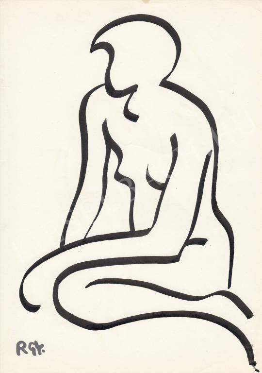 For sale  Rózsahegyi, György - Sitting Nude 's painting